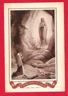 Petit Calendrier Du Palais Du Rosaire De Lourdes Et Lisieux Pour 1938 2 Volets 4 Pages - Images Religieuses
