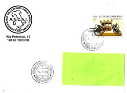 VATICANO - 1999 Lettera Con Annullo Ord. Pasqua "Surrexit Christus Alleluia" 1-C - 1634 - Storia Postale