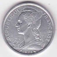 ILE DE LA REUNION. 2 FRANCS 1973. ALUMINIUM - Riunione