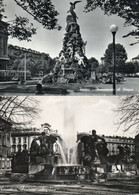 TORINO -MONUMENTO AL FREJUS - FONTANA ANGELICA-VERE FOTO-1960 - Parques & Jardines