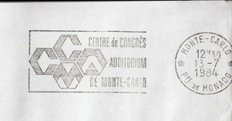 Monaco 1979 Monte-Carlo / Centre De Congres Auditorium / Machine Stamp - Franking Machines (EMA)