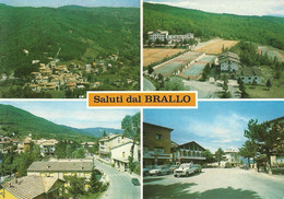 9168 " SALUTI DAL BRALLO " 4 VEDUTE   - CARTOLINA POSTALE  ORIGINALE NON SPEDITA - Souvenir De...