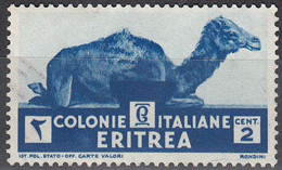 ERITREA     SCOTT NO . 158      USED     YEAR  1934 - Erythrée