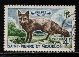 ST PIERRE & MIQUELON Scott # 371 Used - Fox - Gebruikt