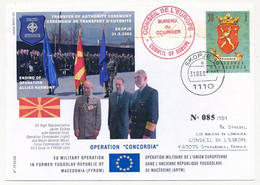 MACEDOINE - Env Depuis Skopje 31/03/2003 Cérémonie Du Transfert D'autorité - Pour Conseil Europe Strasbourg - Nordmazedonien