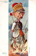 Le Général ANDRE * CPA Illustrateur SIRAT Dos 1900 * Ministre De La Guerre * Politique - Satirische