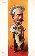 Maurice Pierre ROUVIER * CPA Illustrateur SIRAT Dos 1900 * Banquier Journaliste Et Homme Politique Français * Politique - Satirical