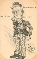 ORENS * Illustrateur CPA Dos 1900 * WALDECK DRANEM * Affaire Dreyfus Judaica * Politique - Orens