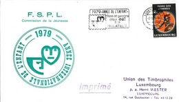 LUXEMBOURG ANNEE DE L'ENFANT 1979 - Maschinenstempel (EMA)