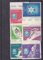 Jeux Olympiques - Panama - Série Oblitéré De 1968 - Alpinisme - Luge - Saut - Ski - Patinage - - Invierno 1968: Grenoble
