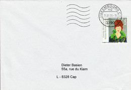 LUXEMBOURG SEUL SUR LETTRE INTERIEURE 2005 - Storia Postale