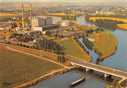 95-PERSAN-BEAUMONT- VUE AERIENNE SUR LA VALLEE DE L'OISE AVEC LA CENTRALE EDF DE CHAMPAGNE - Persan