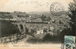 Bolbec * Vue Générale De La Commune * Pont Du Chemin De Fer * Train - Bolbec