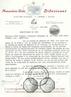 ANDORRA MONEDA  SUS CARACTERITICAS SEGUN FIGURAN EN SU CERTIFICDO DE ATENTICIDAD (J.F.N) - Andorre