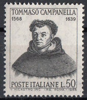 Italia 1968 Uf. 1094 Tommaso Campanella (1568-1639) -  Filosofo Teologo Nuovo MNH - Theologen