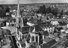 72-LA-GRANDE-LUCE- L'EGLISE VUE DU CIEL - Le Grand Luce