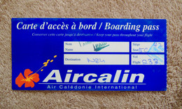 Boarding Pass AIRCALIN - Instapkaart