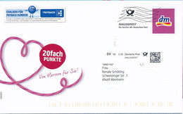 BRD / Bund Karlsruhe Dialogpost DV 09 0,30 Euro FRW 2020 Dm Drogeriemarkt Payback - Lettres & Documents