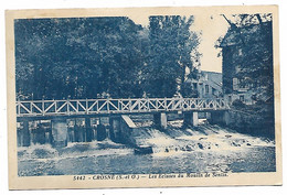 CPSM CROSNE, LES ECLUSES DU MOULIN DE SENLIS, ESSONNE 91 - Crosnes (Crosne)