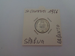 Spagna Monete 50 Centesimi 1926 - Alfonso XIII - IN Argento - LEGGI -  Collections