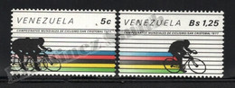 Venezuela 1978 Yvert 1022-23, Sports. Cycling World Championship - MNH - Venezuela