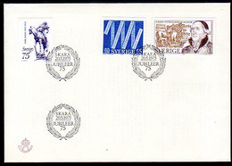 SWEDEN 1975 Anniversaries FDC.  Michel 903-05 - FDC