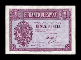 España Spain 1 Peseta Burgos 1937 Pick 104 Serie C SC UNC - 1-2 Pesetas