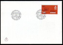 SWEDEN 1975 Postal Cheque Anniversary FDC.  Michel 891 - FDC