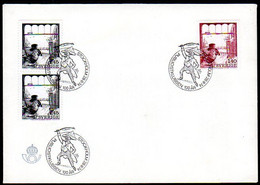 SWEDEN 1974 Publicists Club Centenary  FDCs.  Michel 862-63 - FDC