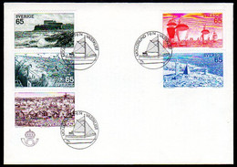 SWEDEN 1974 Tourism: West Coast  FDC.  Michel 854-58 - FDC