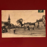 (CR) - CARTE POSTALE ANCIENNE - PYRENNEES ATLANTIQUES 64 - PONTACQ - PLACE DU PARQUET - ANIMEE - Pontacq