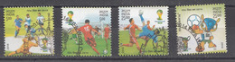 INDIA, 2014, FIRST DAY CANCELLED,  Football World Cup, Soccer, Set 4 V, - Oblitérés
