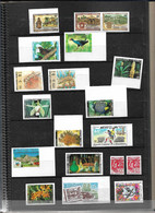 Nouvelle-Calédonie 1983/1997 Un Lot De 93 Timbres Non Dentelés** Cote 870,50€ - Non Dentelés, épreuves & Variétés