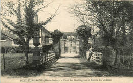 Scey Sur Saône * Pont Des Boulingrins Et Entrée Du Château - Andere & Zonder Classificatie