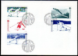 SWEDEN 1974 Ski Sports FDC.  Michel 836-40 - FDC