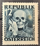 AUSTRIA 1945 - MNH - ANK (14) - Not Issued - Mask / Maske - Small Brown Spot Under "1945"! - Nuovi