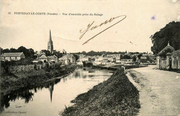 Fontenay Le Comte * Vue D'ensemble Prise Du Halage * Route - Fontenay Le Comte