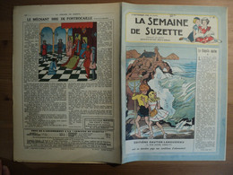 LA SEMAINE DE SUZETTE N°38 DU 16 SEPTEMBRE 1948. 1° PLAT DE MANON IESSEL LE SECRET DE LA COMBE AUX BELLES / YVONNE LE B - La Semaine De Suzette