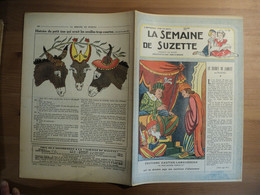 LA SEMAINE DE SUZETTE N°36 DU 2 SEPTEMBRE 1948. 1° PLAT DE MAURICE DE LA PINTIERE HERMET / RAYMONDE HEURLEY / LAURE DEV - La Semaine De Suzette