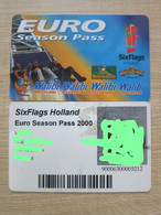 Six Flags Holland, Euro Season Pass Card - Other & Unclassified