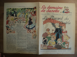 LA SEMAINE DE SUZETTE N°37 DU 14 SEPTEMBRE 1950. 1° PLAT DE MAGGIE SALCEDO ENNE LEFRANC / ADELINE ROGER / JP PINCHON / - La Semaine De Suzette