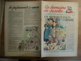 LA SEMAINE DE SUZETTE N°10 DU 9 MARS 1950. 1° PLAT DE JACQUELINE DUCHE SIBYL BECK / MANON IESSEL / LES FANFAROUNETS ET - La Semaine De Suzette