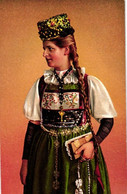 Frau In Trachtenkleidung, Braut Aus Sursee, Verlag Wehrli Zürich, Um 1910/20 - Sursee