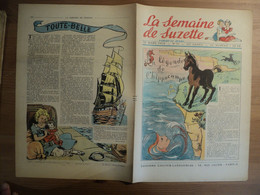 LA SEMAINE DE SUZETTE N°11 DU 16 MARS 1950. 1° PLAT DE FRANCOISE J. BERTIER HENRIETTE ROBITAILLIE / MANON IESSEL / PIER - La Semaine De Suzette