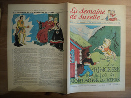 LA SEMAINE DE SUZETTE N°13 DU 30 MARS 1950. 1° PLAT DE FRANCOISE J. BERTIER LEO DARTBY / MANON IESSEL / MARCELLE VERITE - La Semaine De Suzette