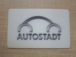Germany Autostadt(museum) Ticket And Payment Card - Other & Unclassified