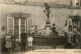 Rilly La Montagne * Fontaine De La Gare * Groupe D'enfants - Rilly-la-Montagne