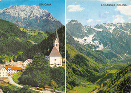 011056 "ZALOZILO - TURISTICNO DRUSTVO SOLCAVA" PANORAMA. CART SPED 1974 - Jugoslavia