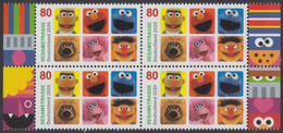 !a! GERMANY 2020 Mi. 3530 MNH BLOCK W/ Right & Left Margins (a) - TV-series "Sesame Street" - Unused Stamps