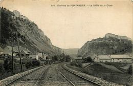 Pontarlier * Le Défilé De La Cluze * Ligne Chemin De Fer Du Doubs - Pontarlier